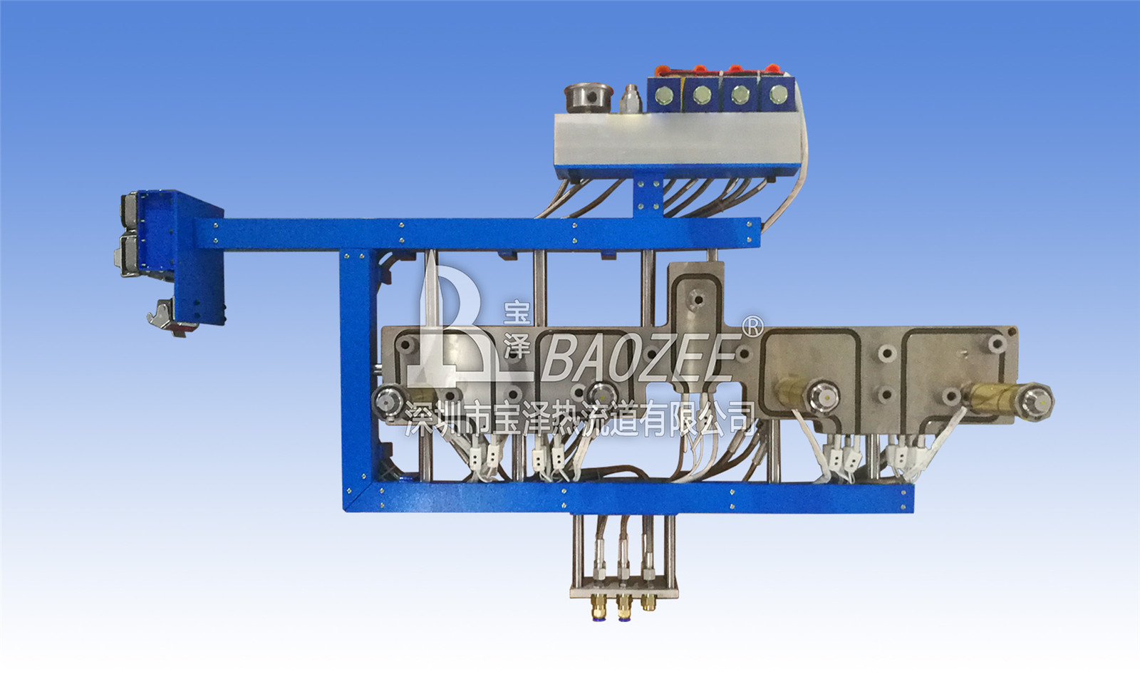 Hydraulic valve gate